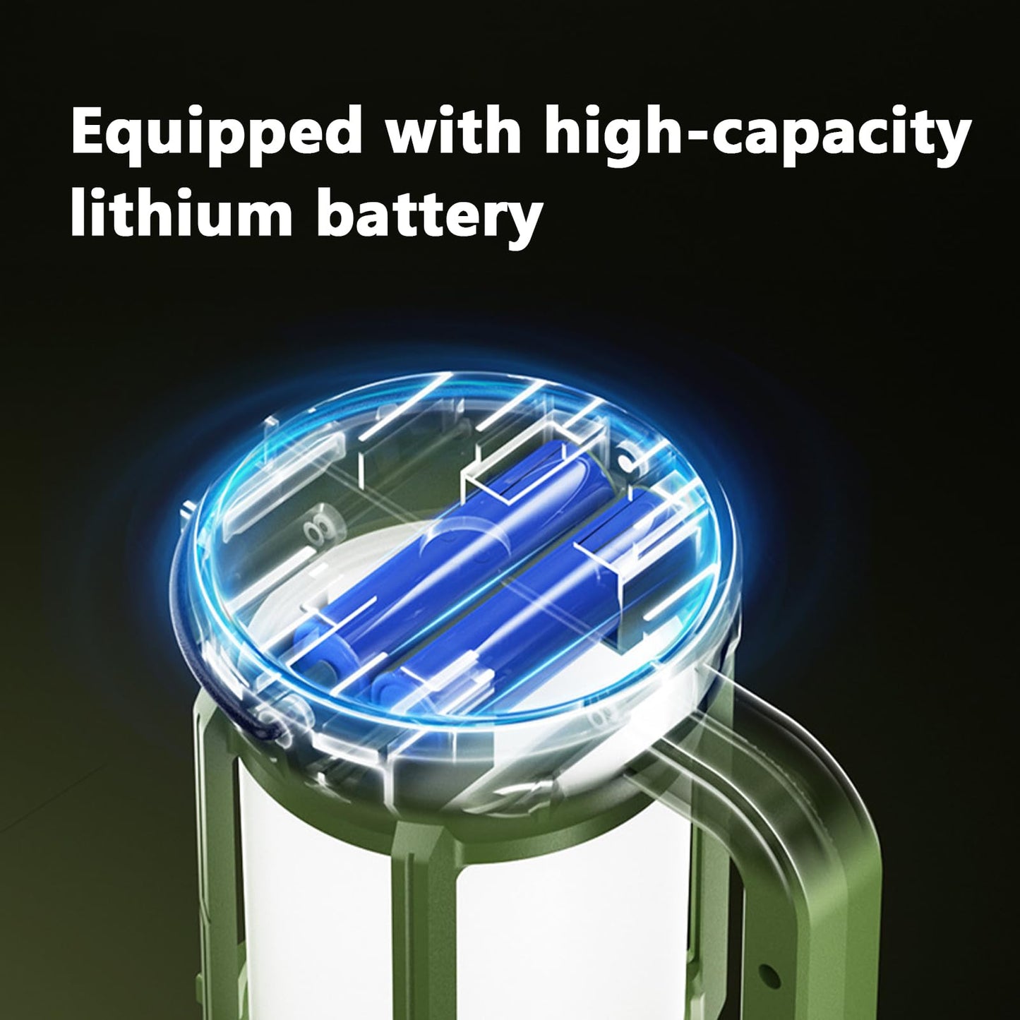 3-in-1 Solar Camping Fan with Light, 20W 500M Rechargeable Outdoor Lantern & Tent Fan, High-Speed Airflow, 5000mAh Battery, Solar/USB-C Charging, IPX4