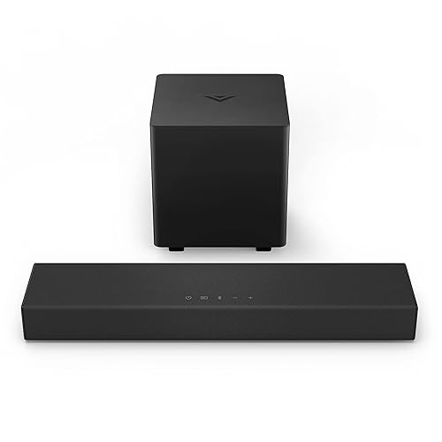 VIZIO 2.1 Home Theater Sound Bar with DTS Virtual:X, Wireless Subwoofer, Bluetooth, Voice Assistant Compatible, Includes Remote Control - SB2021n-J6