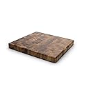Ironwood Gourmet 28218 Square Charleston End Grain Chef's Board , Acacia Wood 14" Square