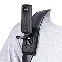 BRDRC Backpack Mount for Insta360 X5 X4 Air, Bag Strap Anti-Slip Shoulder Clip Belt for Insta 360 X5 X4 Air X3 X2 GO 3S Ace Pro, for DJI OSMO 360,
