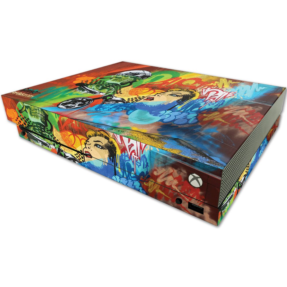 MightySkins Skin Compatible with Microsoft One X Console Only - Skeleton Takeover | Protective, Durable, and Unique Vinyl Decal wrap Cover | Easy