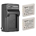 Kastar 2-Pack Battery and AC Wall Charger Replacement for Fujifilm NP-40 NP-40N FNP-40, BC-40N, Fuji FinePix F460 Zoom, FinePix F470, FinePix F470