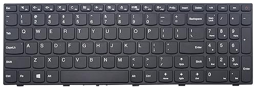 Original New for Lenovo IdeaPad 110-15ISK (Machine Type: 80UD) US Black Keyboard with Frame