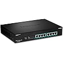 TRENDnet 8-Port Gigabit Full Power Poe+ Switch, 8 x Gigabit PoE+ Ports, 240W Power Budget, 16Gbps Switching Capacity, Rack Mountable, Ethernet Network