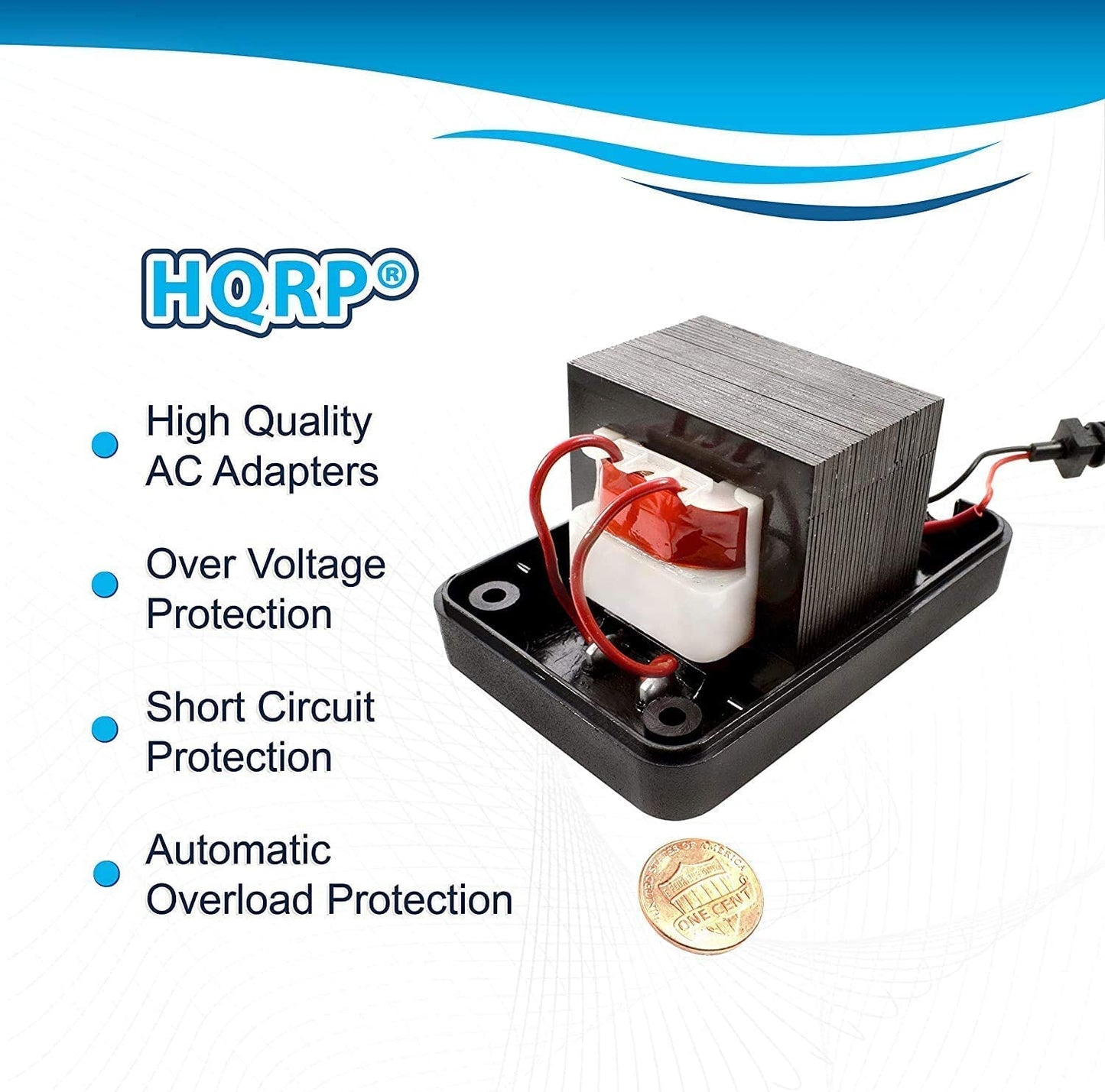 HQRP 16V AC Adapter Compatible with Condor DV-1611A DV1611A Power Supply Cord