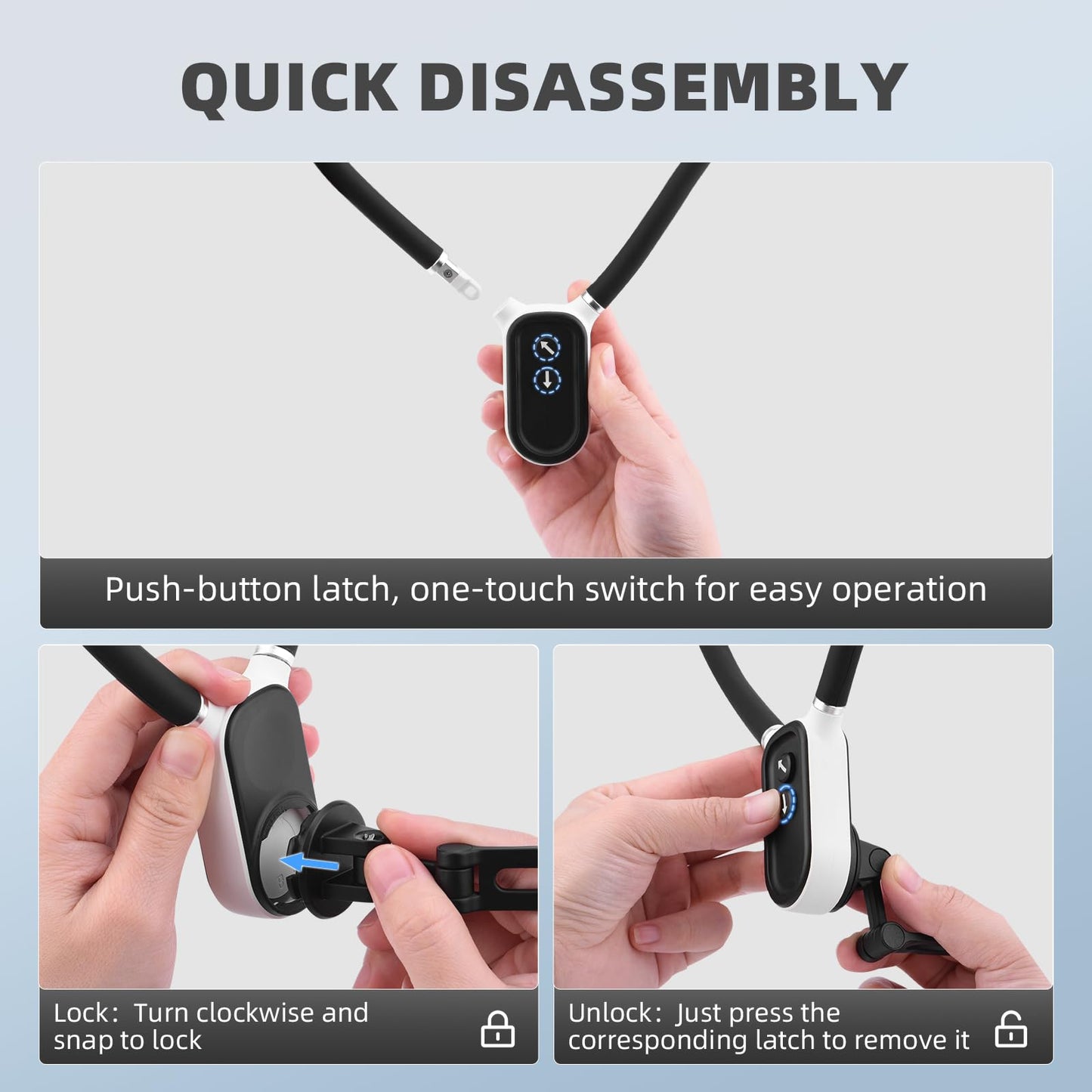 Pocket 3 Magnetic Neck Mount for DJI OSMO Pocket 3 Creator Combo,Chest Mount POV/Vlog Video Selfie Stand Hand Free Neck Holder for GoPro Hero