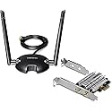 TRENDnet AC1200 High Power Long Range Wireless Dual Band PCIe Adapter, TEW-807ECH, 1M (3.3ft) Extension Cable, Magnetic Mounting Base, High Power