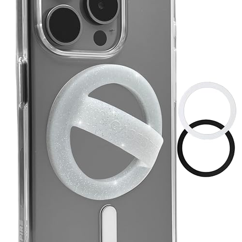 Magnetic Phone Grip Soft Silicone Finger Loop Holder for MagSafe & iPhones
