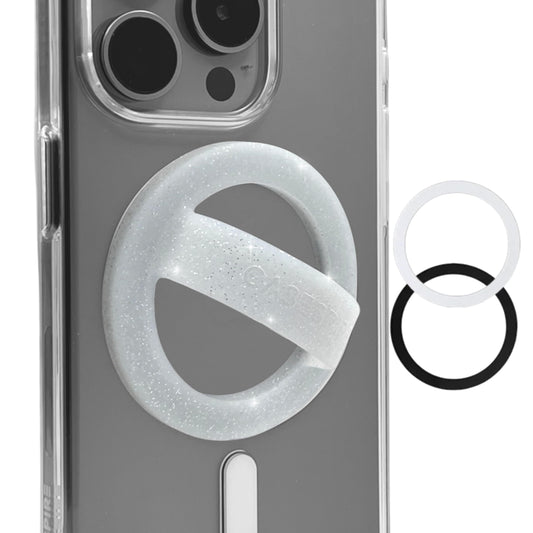 Magnetic Phone Grip Soft Silicone Finger Loop Holder for MagSafe & iPhones