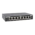 NETGEAR 8-Port Gigabit Ethernet Unmanaged Essentials Switch (GS308) - Home Network Hub, Office Ethernet Splitter, Plug-and-Play, Silent Operation