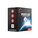 Cables Direct Online 18/2 500FT Speaker Cable Oxygen Free Copper, CL3 CMR in-Wall Rated, White Jacket, OFC Strands Compatible with Home Theater, Low