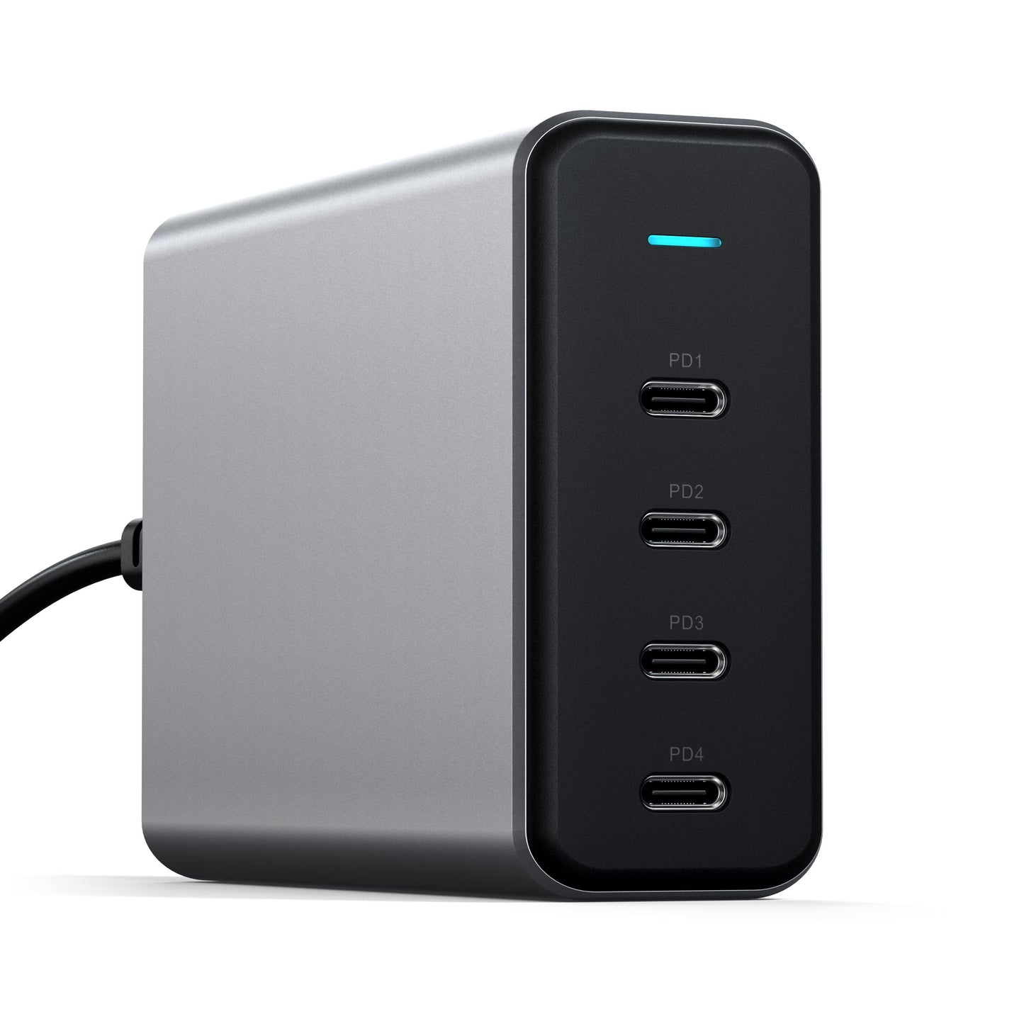Satechi 165W USB C 4-Port GaN Charging Station, 4 USB-C PD, Laptop Charger, for MacBook Air/Pro M5/M4/M3, iPad Air/Pro M5/M4/M3, iPad 11th gen, iPad