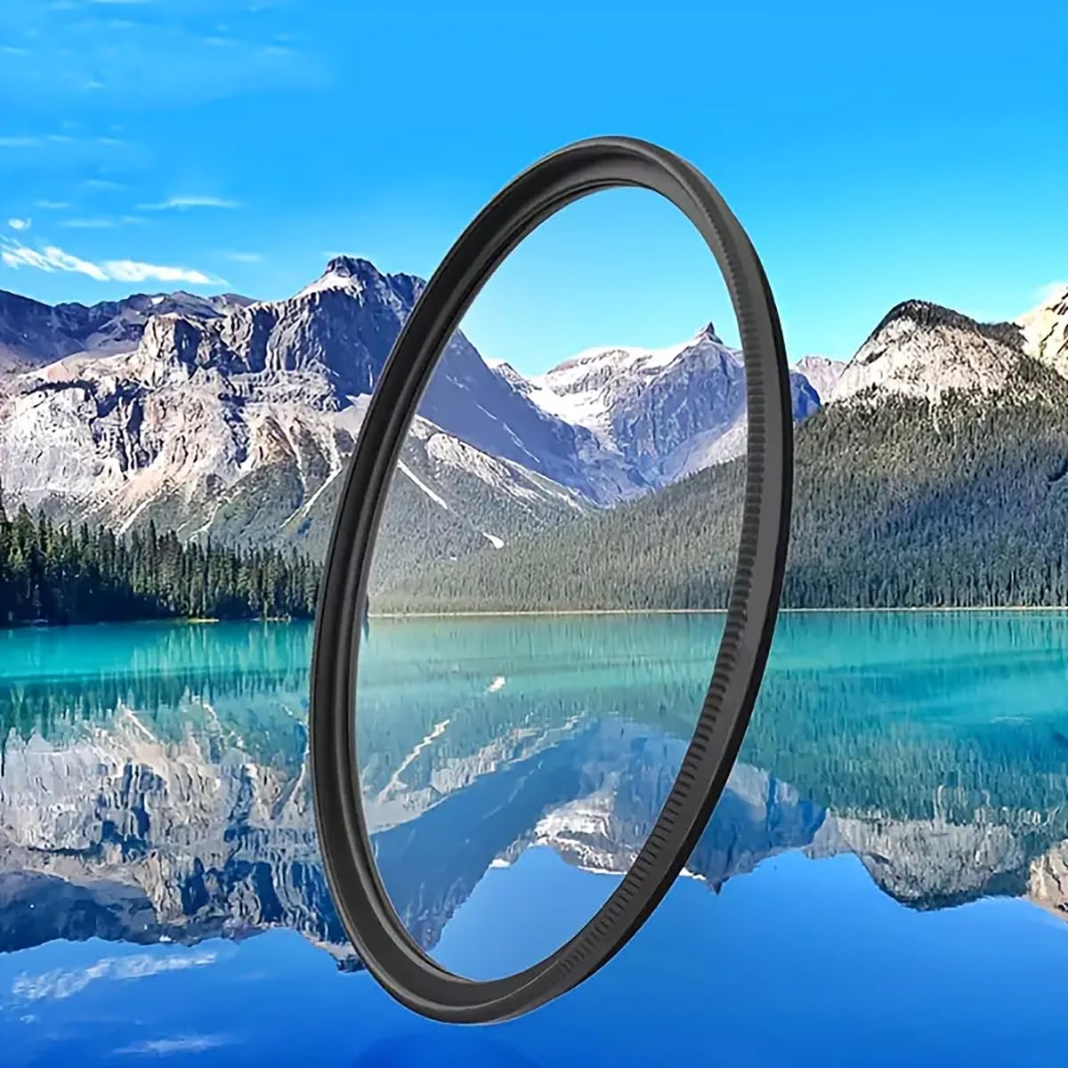 58mm UV Filter for Canon Rebel T5, T6, T6i, T7i, T8i, EOS 80D, EOS 90D, EOS 77D, SL3 Cameras with Canon EF-S 18-55mm, EOS R8 with 24-50mm, EOS R50 V