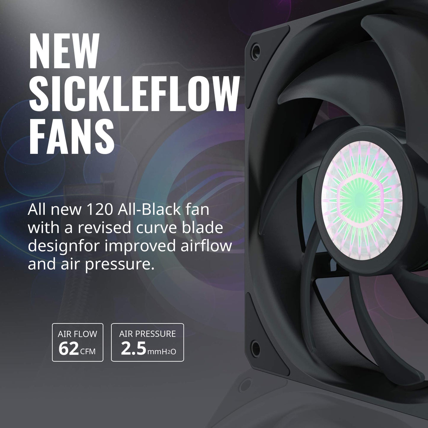 Cooler Master MasterLiquid ML240 Mirror ARGB Close-Loop AIO CPU Liquid Cooler, Mirror ARGB Pump, 240 Radiator, Dual SickleFlow 120mm, 3rd Gen Dual