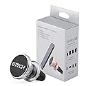 eTECH Magnetic Phone Car Mount Holder, Magnetic Mount Universal Air Vent (Silver)