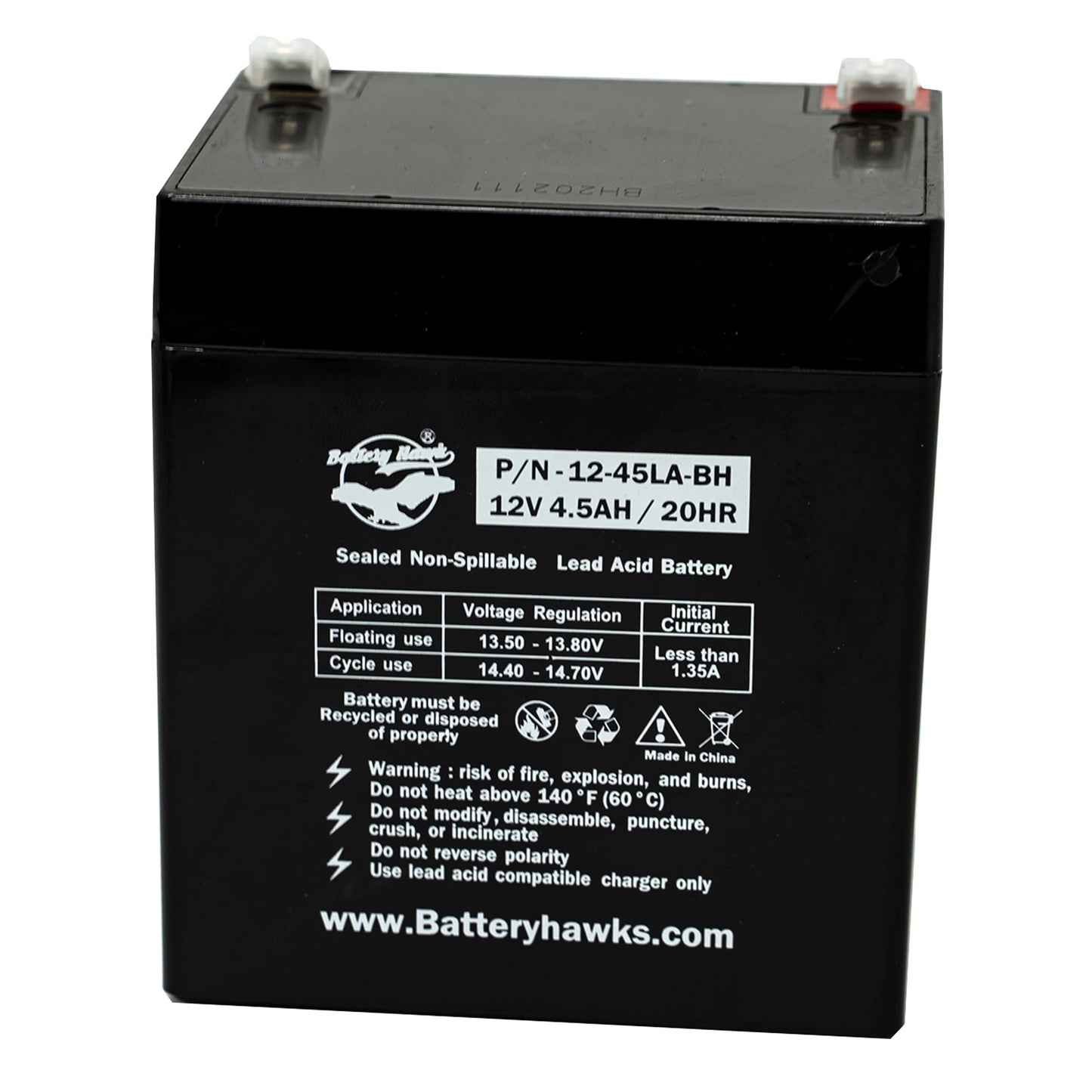 (2 Pack) 12V4.5AH 12V 4.5AH SLA Sealed UB1245 UB1250 Battery Lead Acid Battery for Alarm Solar