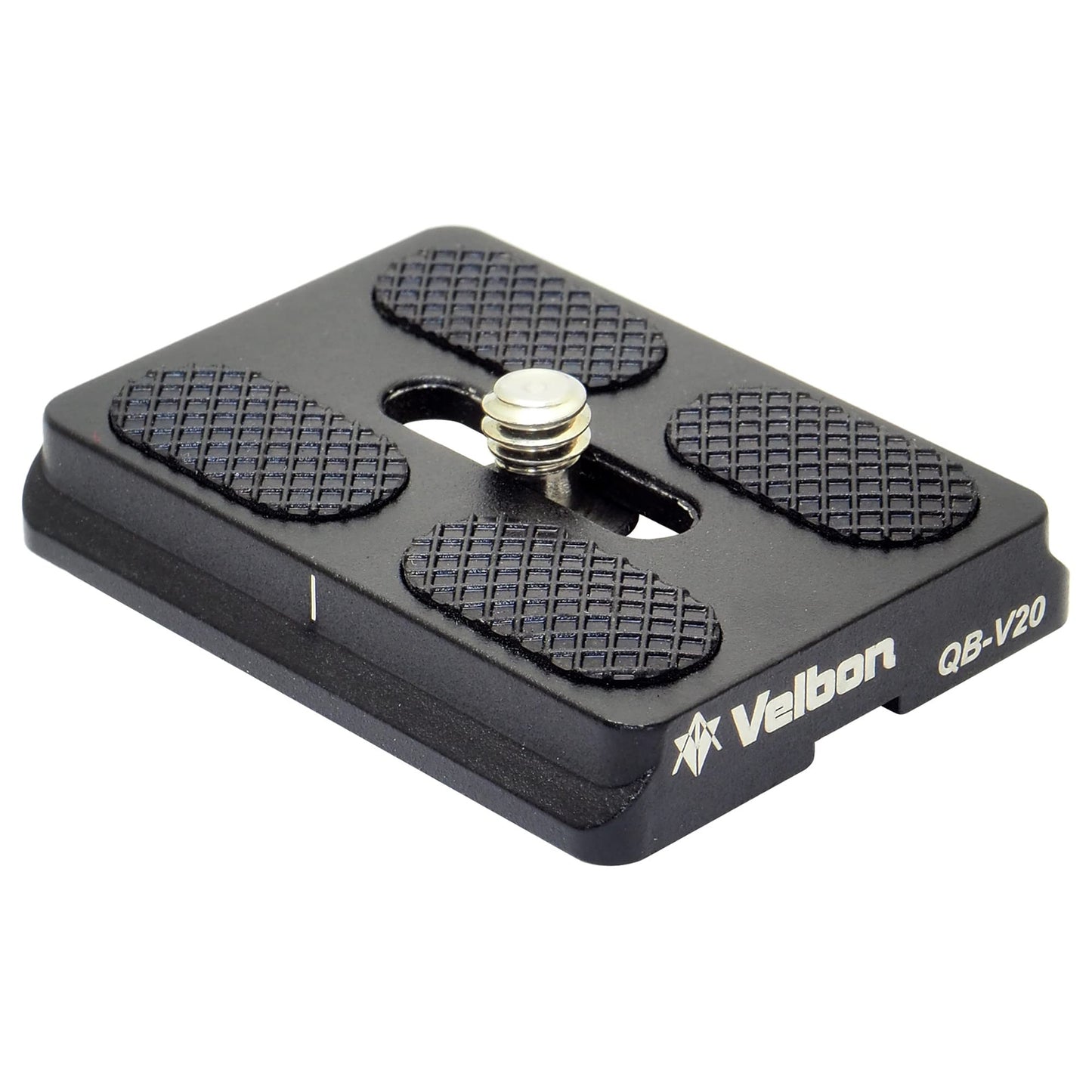 Velbon AMZQB-V20 Quick Shoe QB-V20 AZ Arca-Swiss Compatible Spare Shoes, Aluminum, Black