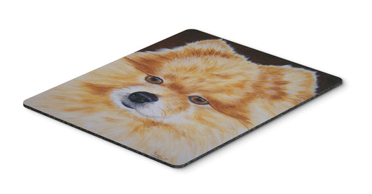 Caroline's Treasures AMB1049MP Pomeranian Mouse Pad, Hot Pad or Trivet for Home Office Gaming Working Computers Laptop Mouse Mat,Washable Large