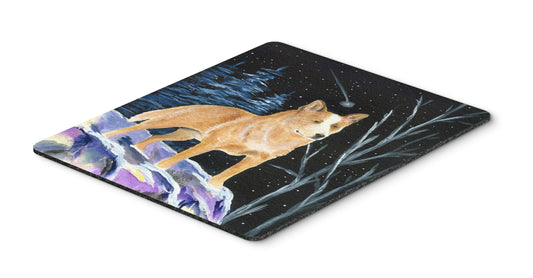 Caroline's Treasures SS8407MP Starry Night Australian Cattle Dog Mouse Pad, Hot Pad or Trivet for Home Office Gaming Working Computers Laptop Mouse