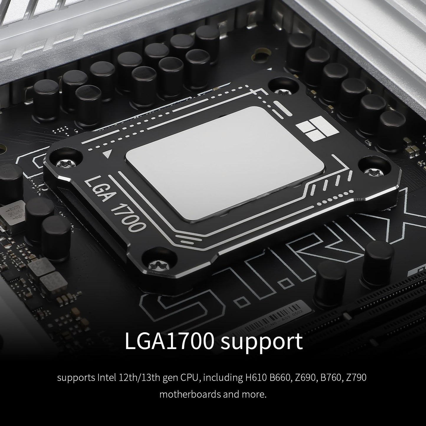 Thermalright LGA1700-BCF Black 12/13/14th CPU Straightening Anti-Bend Bracket, Bendy Platen, Intel 13/14th Gen CPU Fixing Fastener, Intel 12th Gen CPU