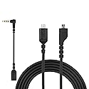 Weishan Arctis 3/5 Cable, Aux Cord Replacement for SteelSeries Arctis 3/5/7, Pro, Pro + GameDac Headset - Detachable Audio Cable, 5ft