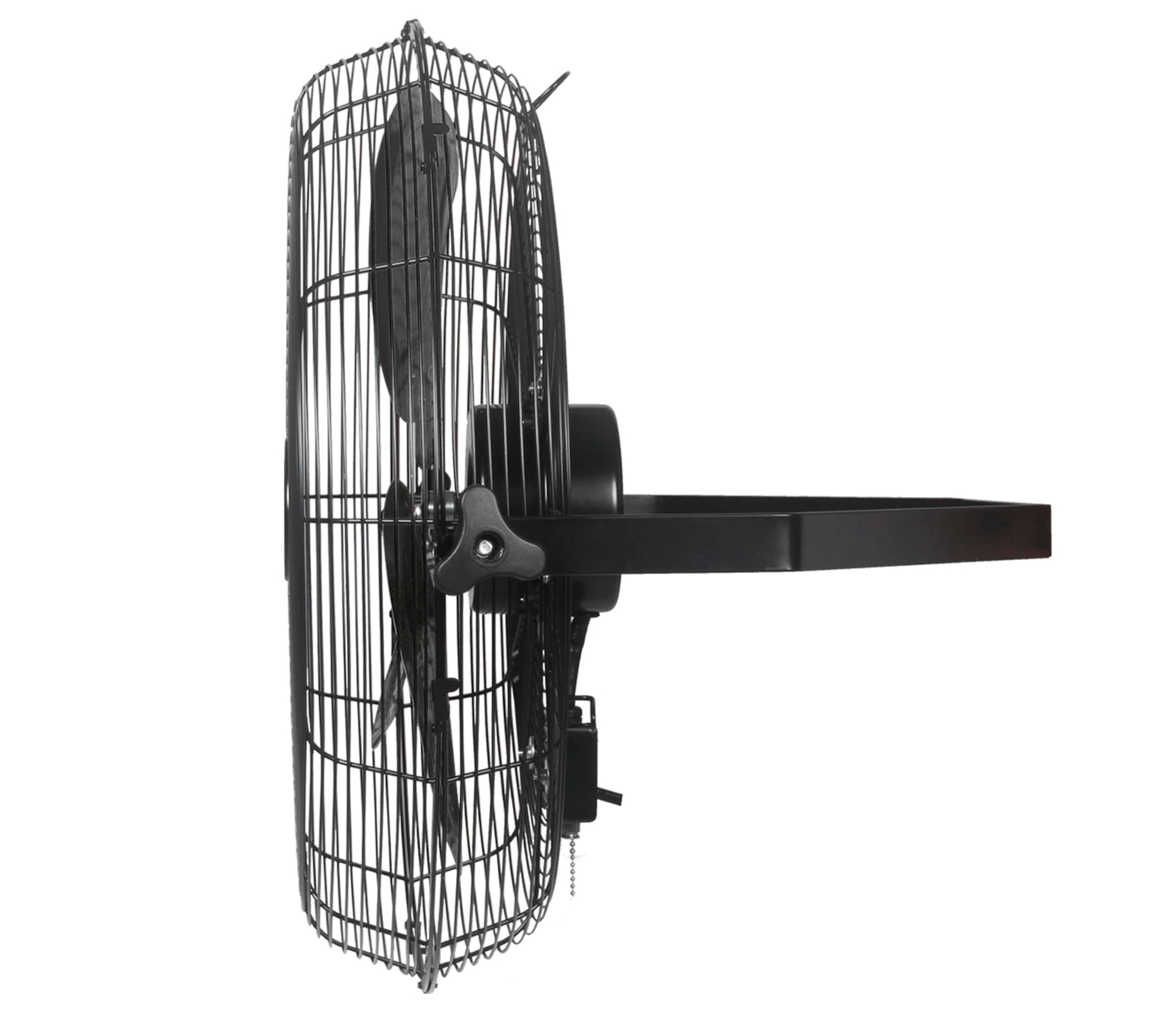 BLOTEK 18-Inch Wall Mount Fan, High Velocity Industrial Fan [W58334] with 3 Speeds, Adjustable Tilt, Quiet Metal Construction, 4650 CFM Air Circulator