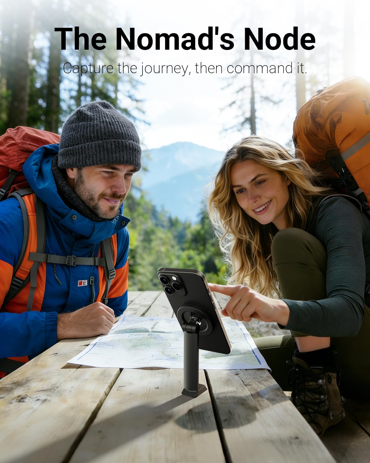 VIMOSE Phone Tripod, Tripod for iPhone with Remote & Strong Magnetic Holder for Magsafe, Stable Cell Phone Tripod for Video Recording, Essential