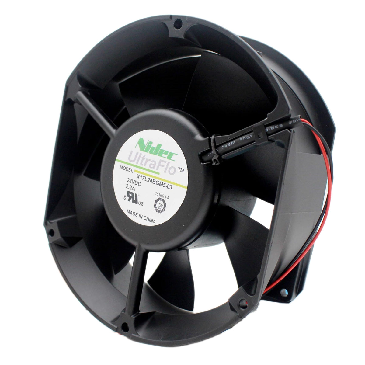 for X17L24BGM5-03 24V 2.2A 172X150X51MM 2-Wire Cooling Fan