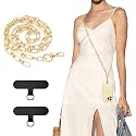 TiMOVO Universal Phone Lanyard, Metal Cell Phone Chain Anti-Theft Crossbody Strap for iPhone 15 Pro Max and Most Smartphones, Adjustable Cell Phone