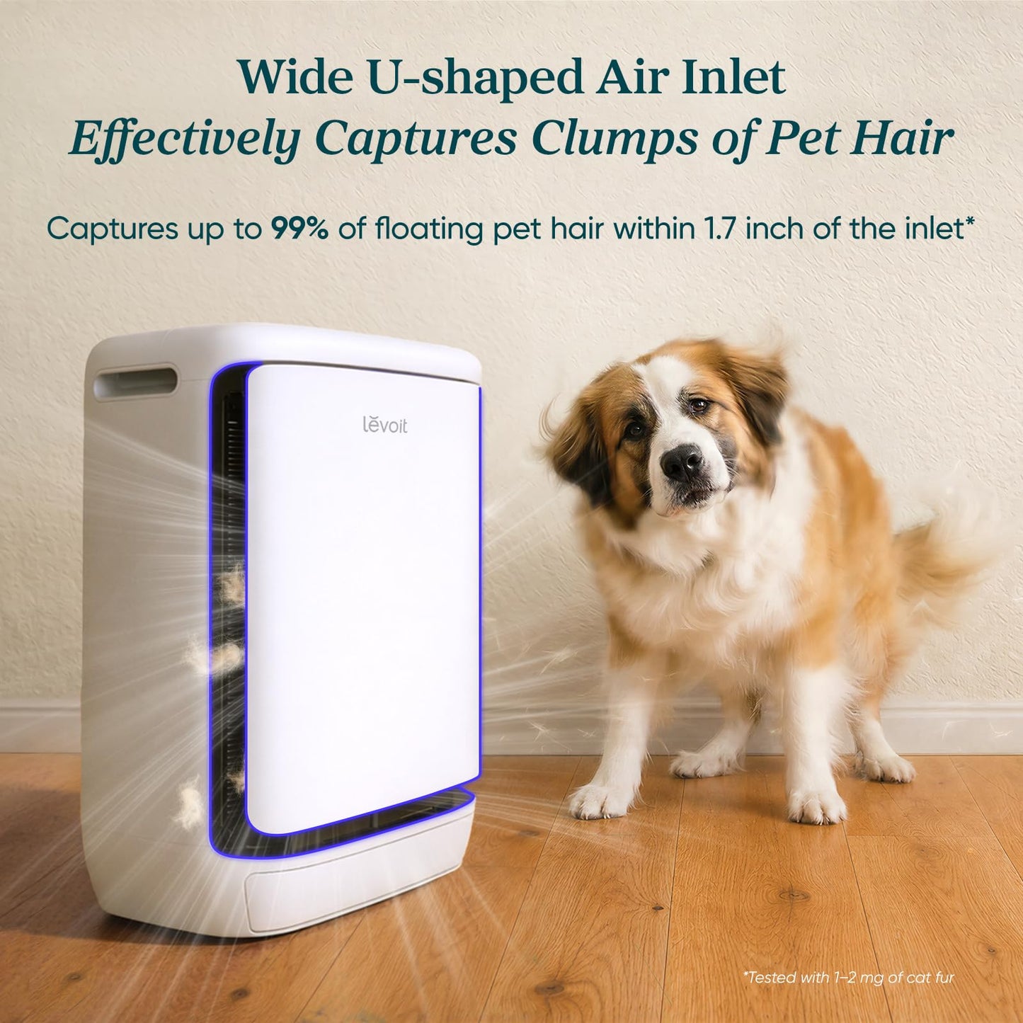 LEVOIT Smart Pet Air Purifier for Home Pets Large Room, Vital Pet Pro,White