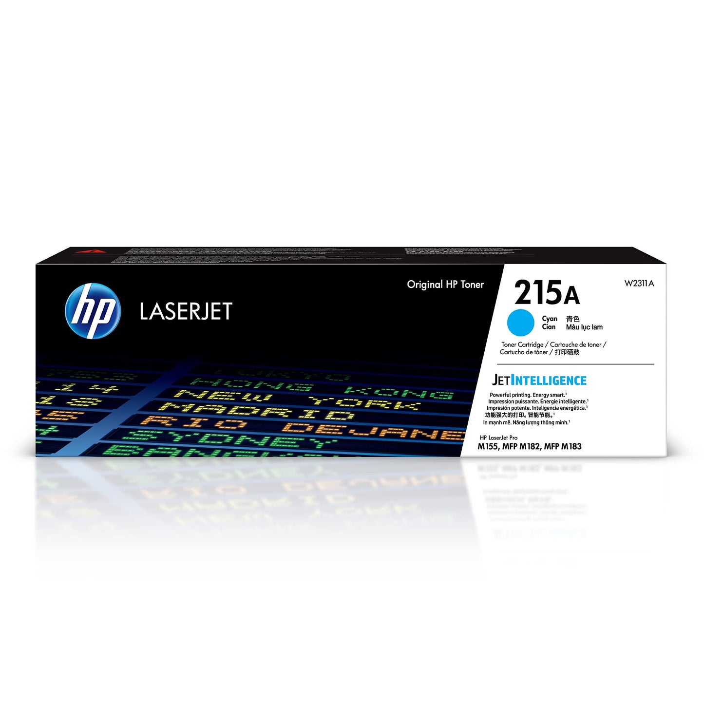 HP 215A Cyan Toner Cartridge Printers | Works with Color LaserJet Pro M155, Color LaserJet Pro MFP M182, M183 Series | W2311A