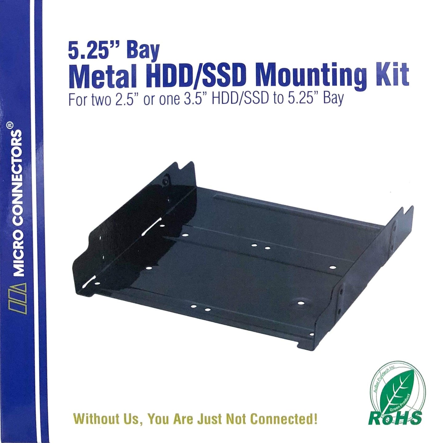 Micro Connectors Dual 2.5"/Single 3.5" Metal HDD/SSD Mounting Bracket Kit (L02-25525)