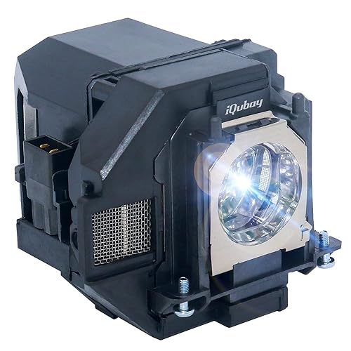 iQubay ELPLP96 V13H010L96 Replacement Projector Lamp Bulb for Epson Powerlite Home Cinema 2100 2150 1060 660 760HD VS250 VS355 VS350 EX9210 EX9220