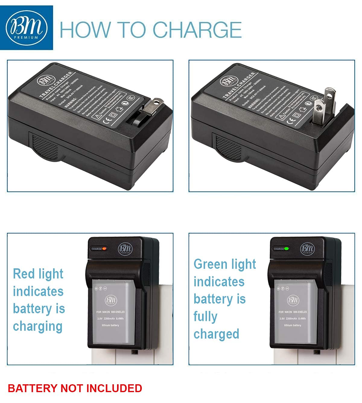 BM Premium NB-5L Battery Charger for Canon PowerShot SX230 HS SX210 HS SX200 HS S100 S110 Digital Camera (CB-2LV Replacement)