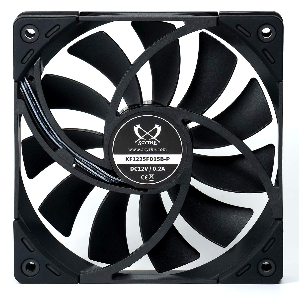 Kaze Flex 120 High Air Flow PC Case Fan, Fluid Dynamic Bearing,120mm x 25mm (3-Pack, PWN 4-pin, 1500RPM)