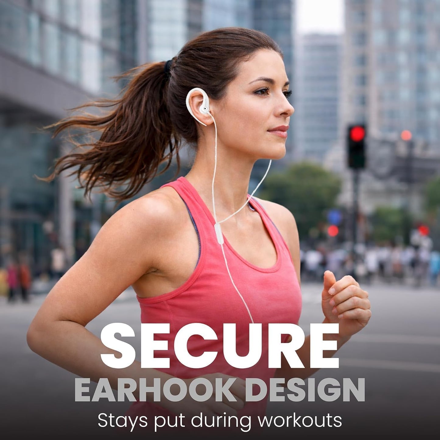 Philips USB-C Wired Earbuds with Microphone & in-Line Control, Over Ear Earhook, Compatible with iPhone 15 & 16, Samsung, Android Type-C Phones
