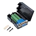 GANASOME DB15 VGA Female Connector Adaptor with Nut Terminal Breakout Board - Enhanced Protection and Easy Wiring