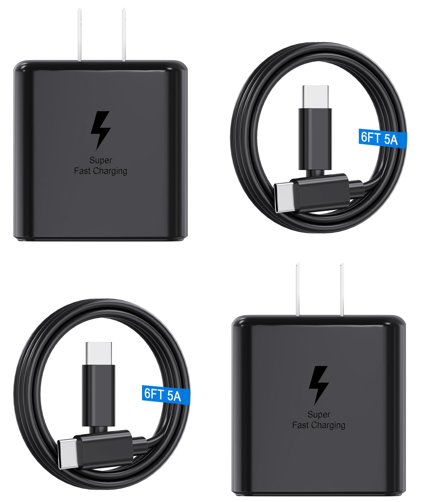 XOUBZ 2026 45W Super Fast Charger USB-C Type C PD3.0 Android Phone Charger Compatible with Samsung Galaxy S25 Ultra/S25/S25+/S24 Ultra/S24+/S24/S23