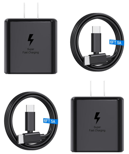 XOUBZ 2026 45W Super Fast Charger USB-C Type C PD3.0 Android Phone Charger Compatible with Samsung Galaxy S25 Ultra/S25/S25+/S24 Ultra/S24+/S24/S23