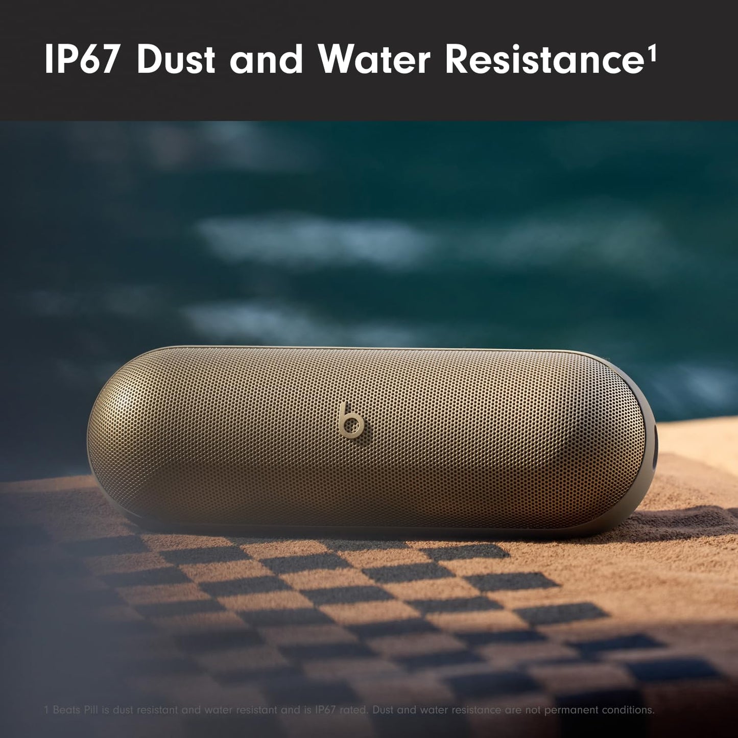Beats Pill - Bluetooth Speaker and Portable Wireless Charger via USB-C - Up to 24 Hours Battery Life, IP67 Water Resistant, Apple & Android