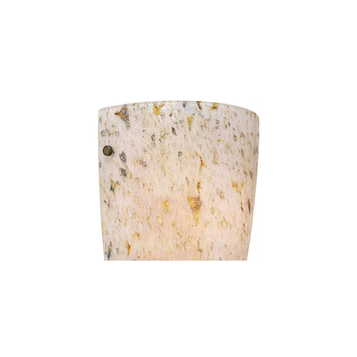 Possini Euro Design Emelle Modern Sconce Wall Decor Pocket Hand Blown Amber Art Glass Hardwired 13" High Fixture for Bedroom Bathroom Bedside House