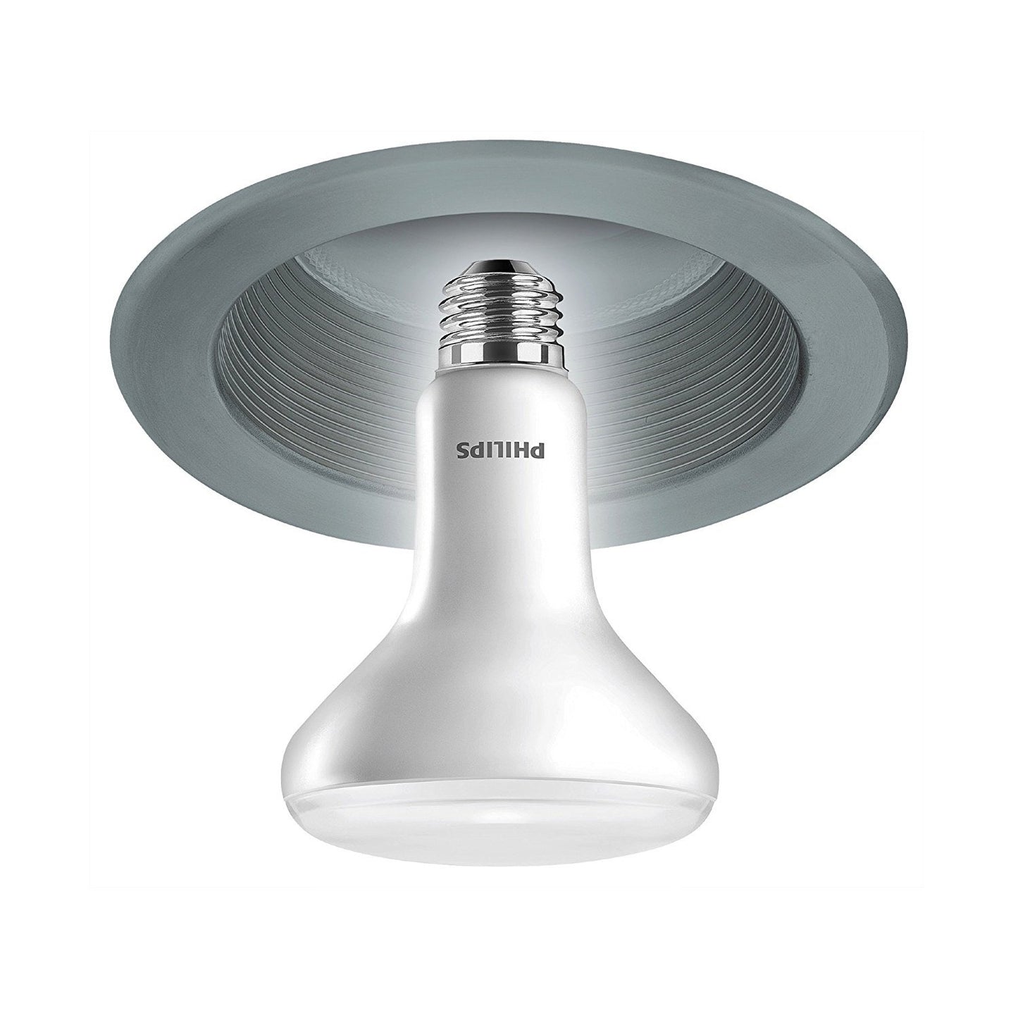 Philips LED BR30 Dimmable 650-Lumen, 5000-Kelvin, 9-Watt (65-Watt Equivalent) Flood Light Bulb with E26 Medium Base, Daylight, 12-Pack