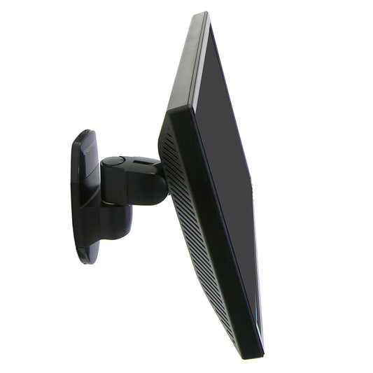 Ergotron - 200 Series Single Monitor Arm, VESA Wall Mount - for Monitors Up to 38 Inches, 0 to 25 lbs - Pivot