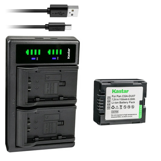 Kastar 1-Pack Battery and LTD2 USB Charger Compatible with Hitachi DZ-BX35, DZ-BX35A, DZ-BX35E, DZ-BX37E, DZ-M5000V5, DZ-M7000V5, DZ-M8000V6, DZ-GX20