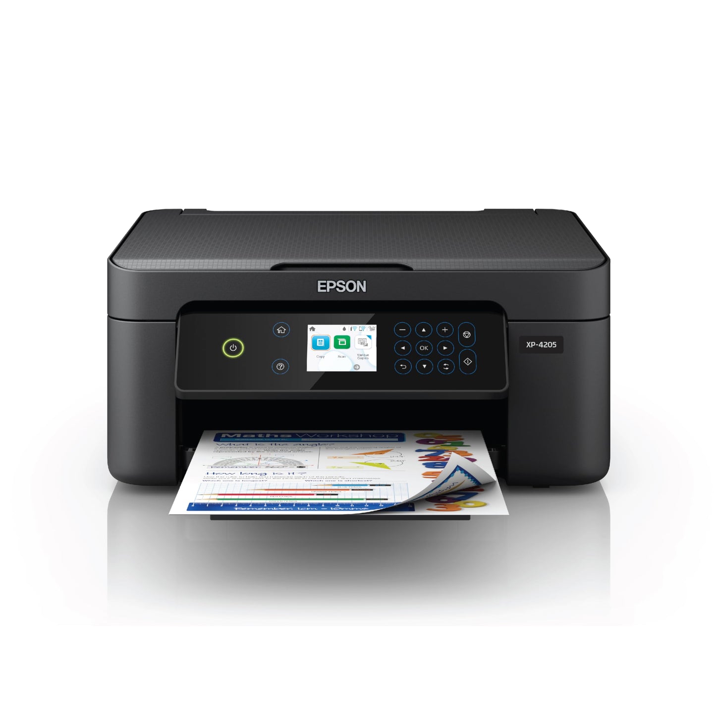 Epson Expression Home XP-4205 Wireless Color All-in-One Printer, Scan Copy, Automatic 2-Sided Printing, Borderless Photos and 2.4" Colorful Display