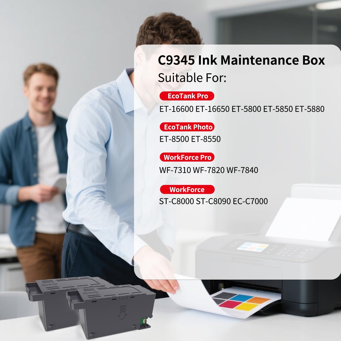 MS.R C9345/PXMB9 Maintenance Box C12C934591 Replacement for ET5880 ET5850 5800 ET8550 8500 WF7840 WF7820 7310 ET16600 ET16650 ST-C8000 EC-C7000
