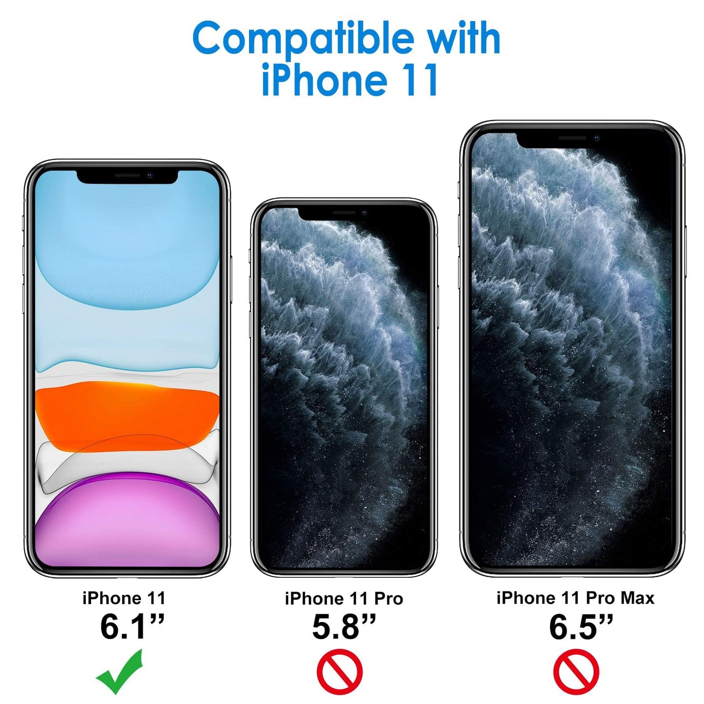 JETech Case for iPhone 11, Anti-Yellowing, Clear