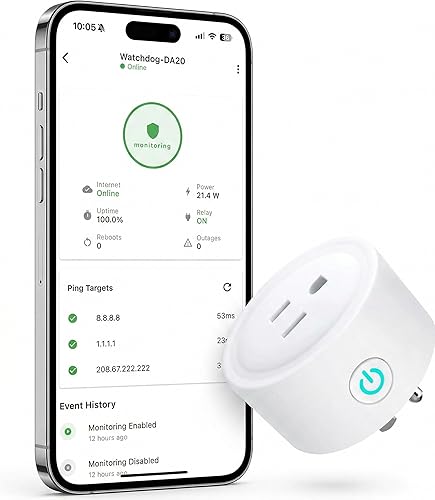 PumpFuse Internet Watchdog | Auto Router Rebooter | Fixes Frozen Internet | No Cloud, No Subscription | Vacation Rental & Smart Home Essential | Works