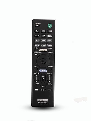 Replacement Remote Control for Sony HT-Z9F SA-WZF9 HT-X9000F SA-XF9000 Soundbar