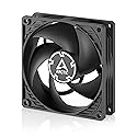 ARCTIC P9 Silent - PC Fan, 92 mm Particularly Quiet case Fan, Optimized for Static Pressure, Quasi Silent Fan Motor, 1900 RPM - Black